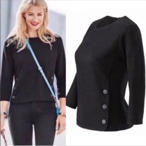 CAbi Utility Ponte Knit Top 3232